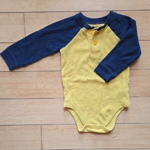 🍍5 for $20 • Garanimals • Yellow and Navy Kids Bodysuit